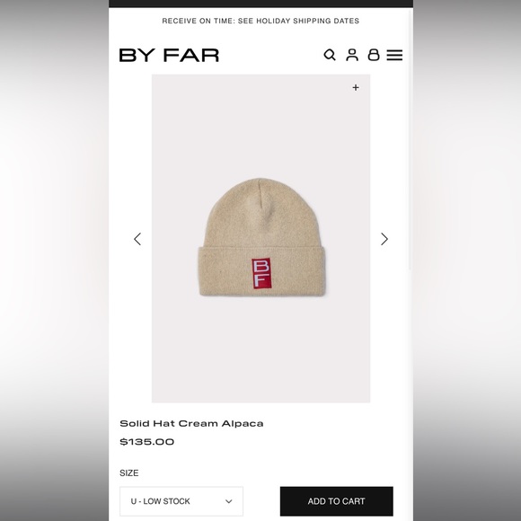 By Far beanie, new in box - Picture 2 of 4